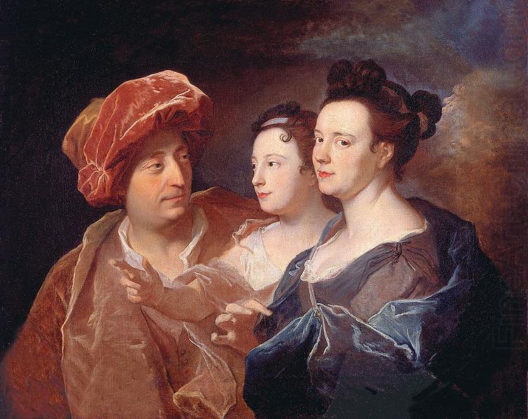 Hyacinthe Rigaud La famille Laffite china oil painting image